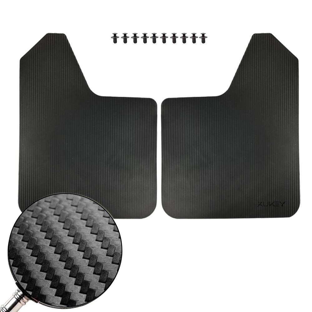 Spatlappen Voor Mitsubishi Lancer Evolution Evo X Ix L200 Pajero Mini Asx Outlander Sport Mirage Spatlappen Spatranden Spatborden: 2pcs-Carbon Fiber