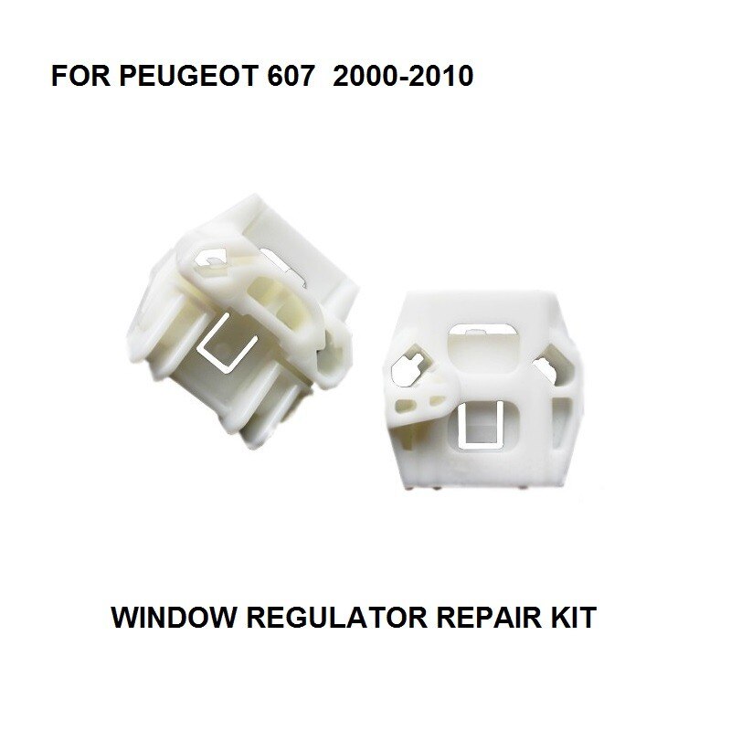 KIT de reparación de regulador de ventanilla para PEUGEOT 607, CLIP regulador de ventana eléctrica, FRONT-RIGHT2000