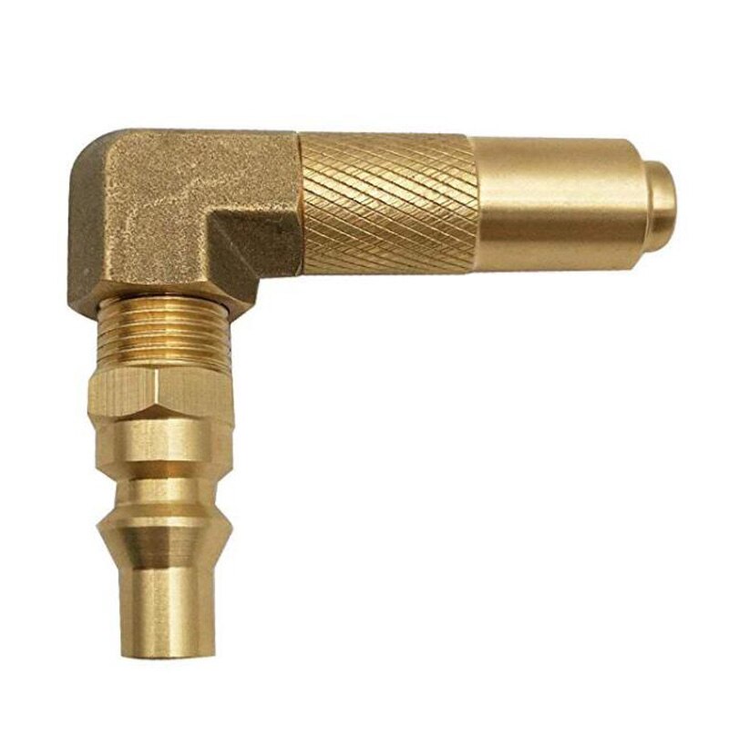 1/4' RV 90 Degree Quick Connect Adapter Fitting With Elbow For Blackstone 17 Inch And 22 Inch Propane Gas Tabletop Camping Grill