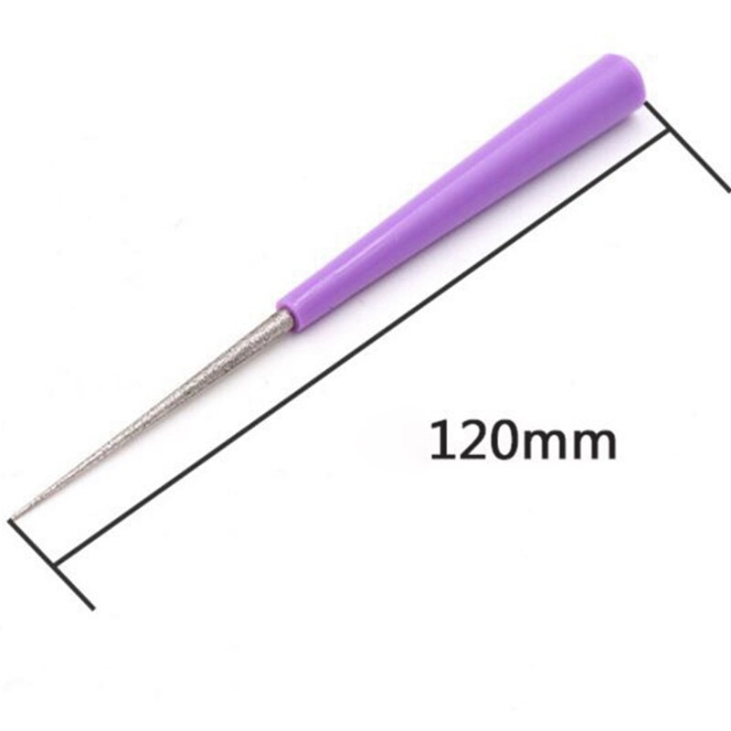 Herramienta ampliadora de 4 Uds con punta de diamante fresa para cuentas abalorios agujero para bricolaje herramienta de joyería hecha a mano