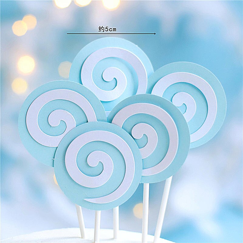 Décoration de la tête souris rose et bleu | En forme de cœur, moulin à vent, décoration de gâteau joyeux anniversaire, pour fête, fournitures de pâtisserie,: 2set total 10pc B