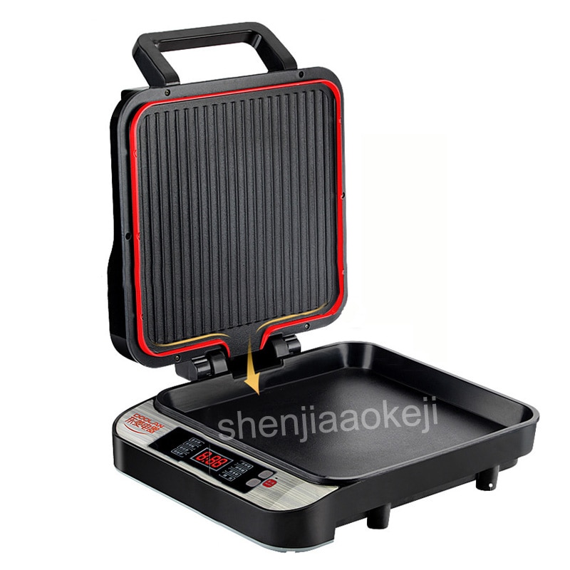 Double-sided Household timing multi-function suspension non-stick frying machine Intelligent Automatic Electric Baking Pan 220v