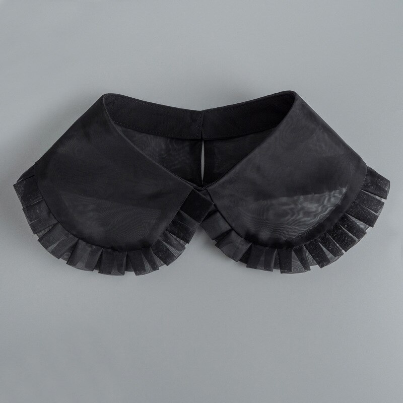 Vrouwen Shirt Valse Kraag Jurk Afneembare Valse Faux Kraag Ketting Choker Tie Meisjes Kant Nep Kraag Decoratieve: 01