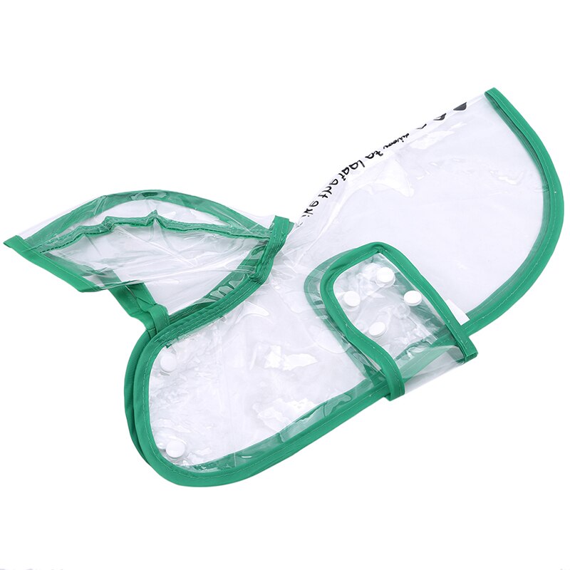 Kleine hondenregenjas met capuchon, transparante waterdichte regenjas van pvc, lichte kleding voor huisdieren, waterdicht