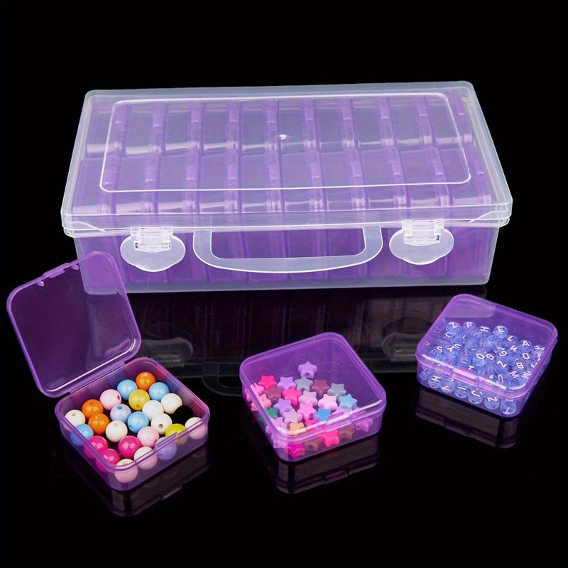 1 sarja  of 20- lokeroa värikäs läpinäkyvä muovinen säilytyslaatikko, monikäyttöinen rautakauppatyökalujen säilytyslaatikko