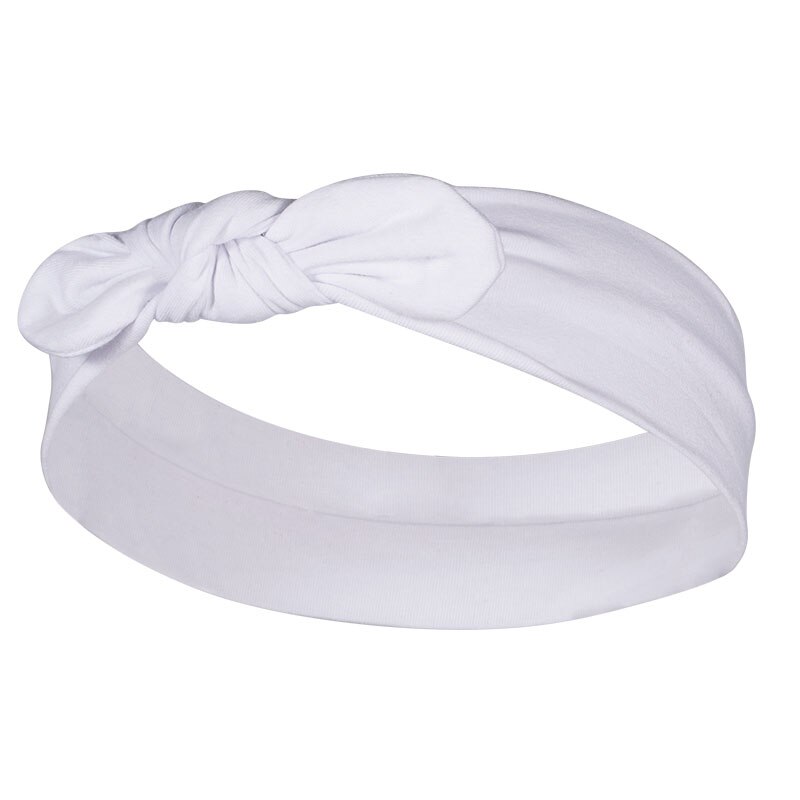 Bandeau Turban en coton avec nœud élastique pour femmes, 2022: FG105-2