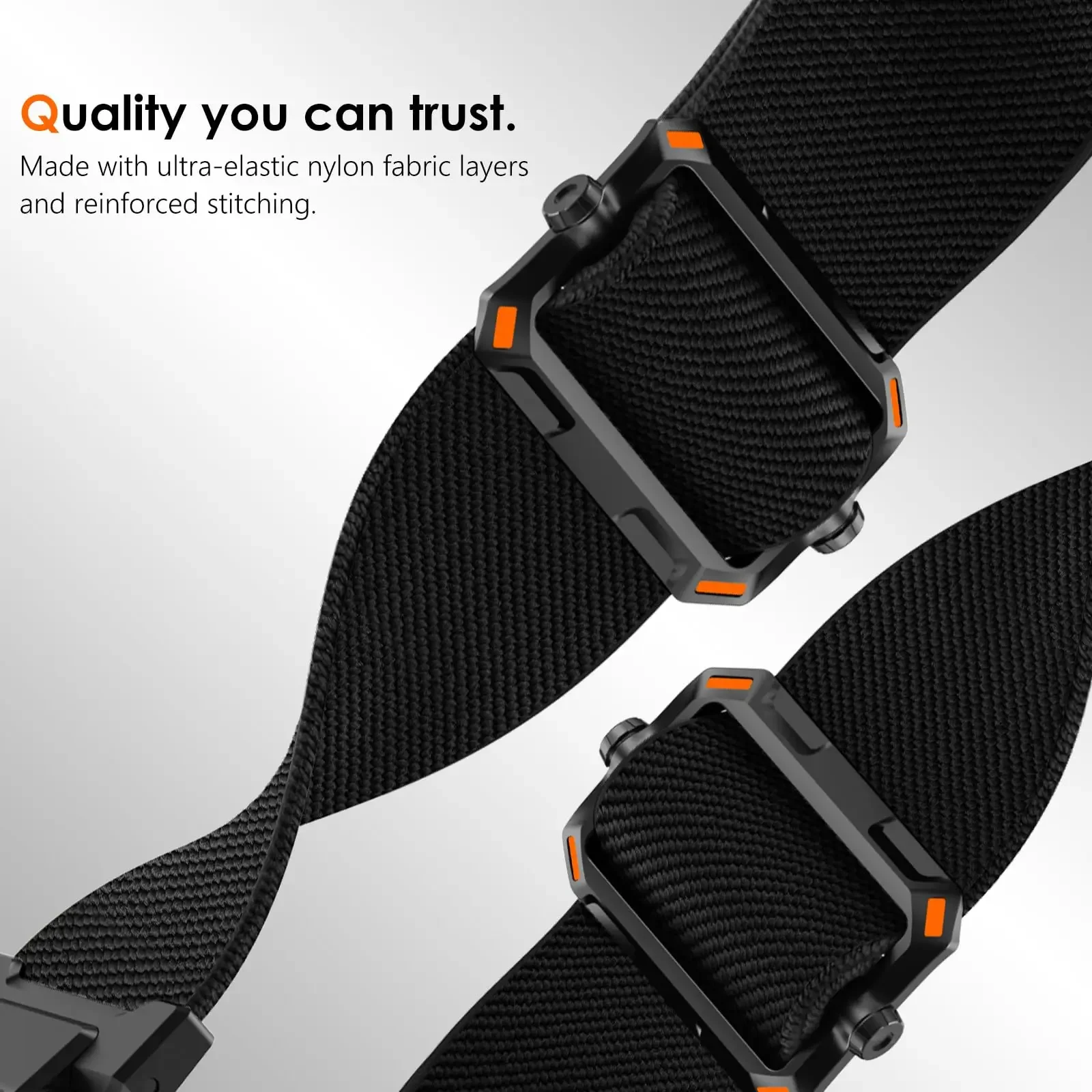 Bracelet de Sport blindé pour Apple Watch Ultra2, 49mm 46mm 45mm 44mm 42mm, métal et Nylon, Correa iWatch série 10 9 8 7 6 5 4