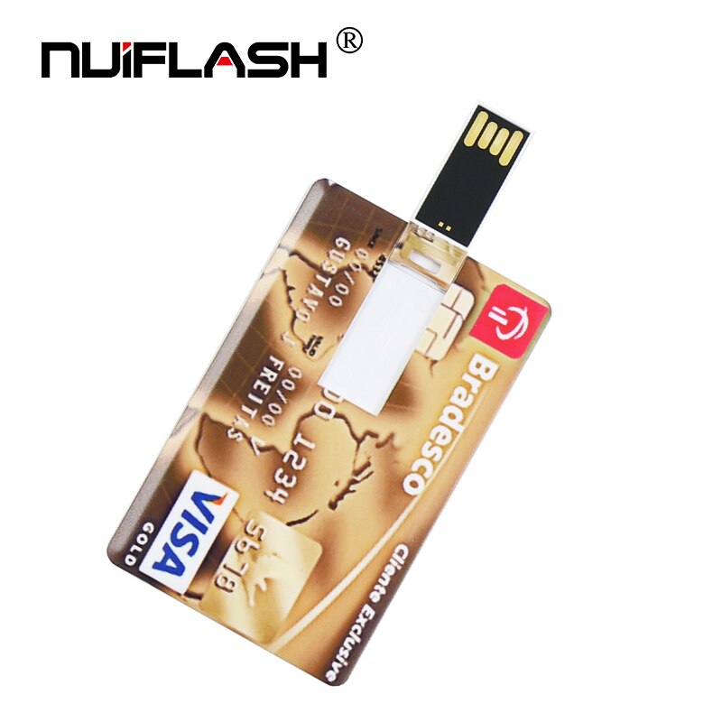 Real Capaciteit Bank Card USB Memory stick HSBC Master Credit card USB Flash Drive 64gb Pendrive 4GB 8GB 16GB 32GB pen drive 128gb: 64GB / M5