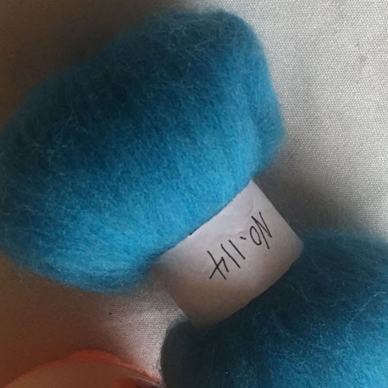 WFPFBEC 70 s Australien GEKÄMMTE 100% wollfaser Merino diy wolle für neddles filzen wolle umherziehen 50g 100g 200g 300g 500g 1000g Nein. 114
