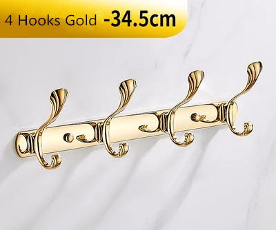Rose Gouden Handdoek Haak Messing Muur Mount Gouden Handdoek Hanger, Messing Constructie, Badkamer Hardware, Keuken Haak Badkamer Accessoires: Rood
