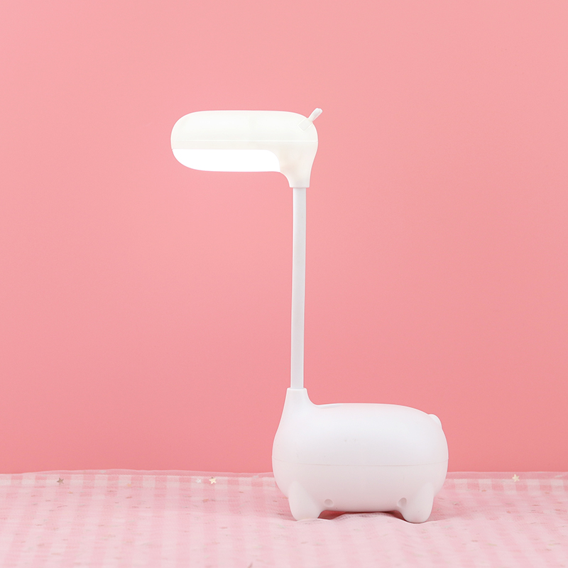 Deer Table Lamp Modern LED Desk Lamp USB Rechargeable Night Light Gooseneck Iluminaria College Dorm Bedroom Reading Study Office
