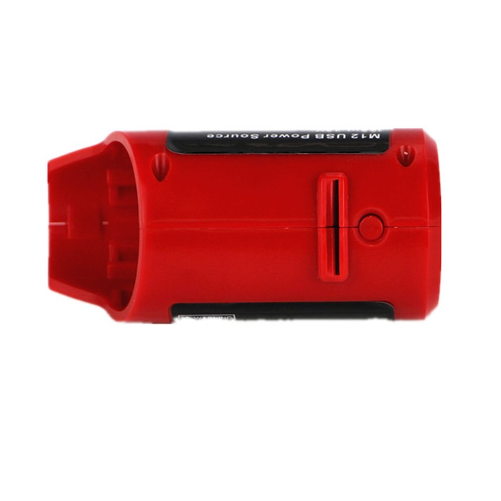 Usb-virtalähdelaturi laturin muunnin milwaukee  m12 49-24-2310 48-59-1201 8-12v -li-akulle