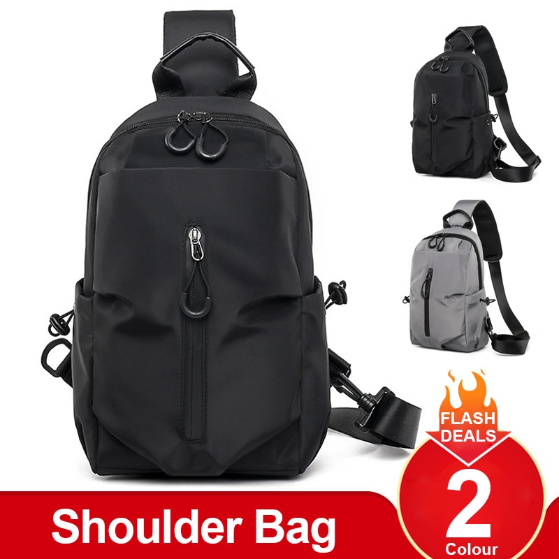 Single Shoulder Backpack For Men Women Bagapck Boys Cycling Sports Travel Chest Pack Student School Crossbody Bag