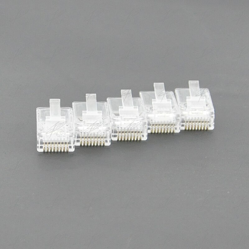 Telegärtner RJ45-Stecker 3 Stück - Ungeschirmt 8P8C Transparent