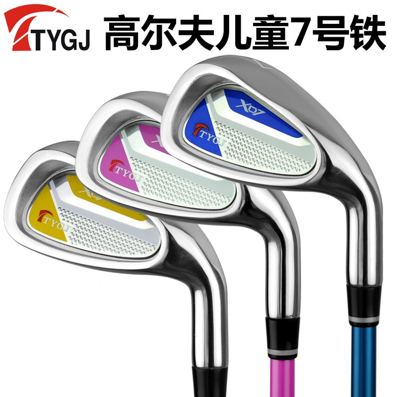 Barnklubb golf carbon 7 järngolf putter för utomhussporter