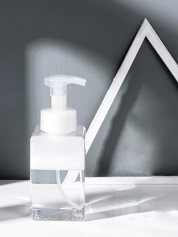 Type skumdispenser flaske genopfyldelig sæbe flydende skummende flaske udendørs hjem dobbelt brug ansigtsrenser shower gel shampoo