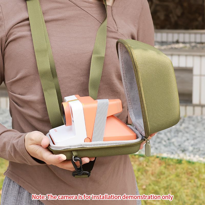 Suitable for Polaroid Now+/Go Gen2 camera bag storage bag, +Gen3/Gen3casual simple multifunctional portable bag: Orange