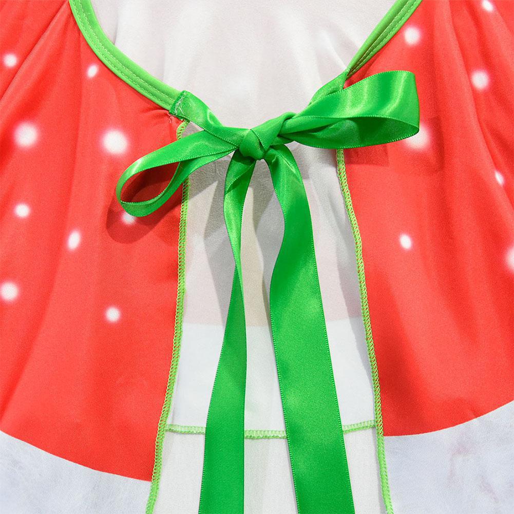 Kerst Meisjes Kinderen Kostuums Lange Mouwen Jurk + Sjaal Twee Stuk Pak Outfit Voor 8 Jaar En boven