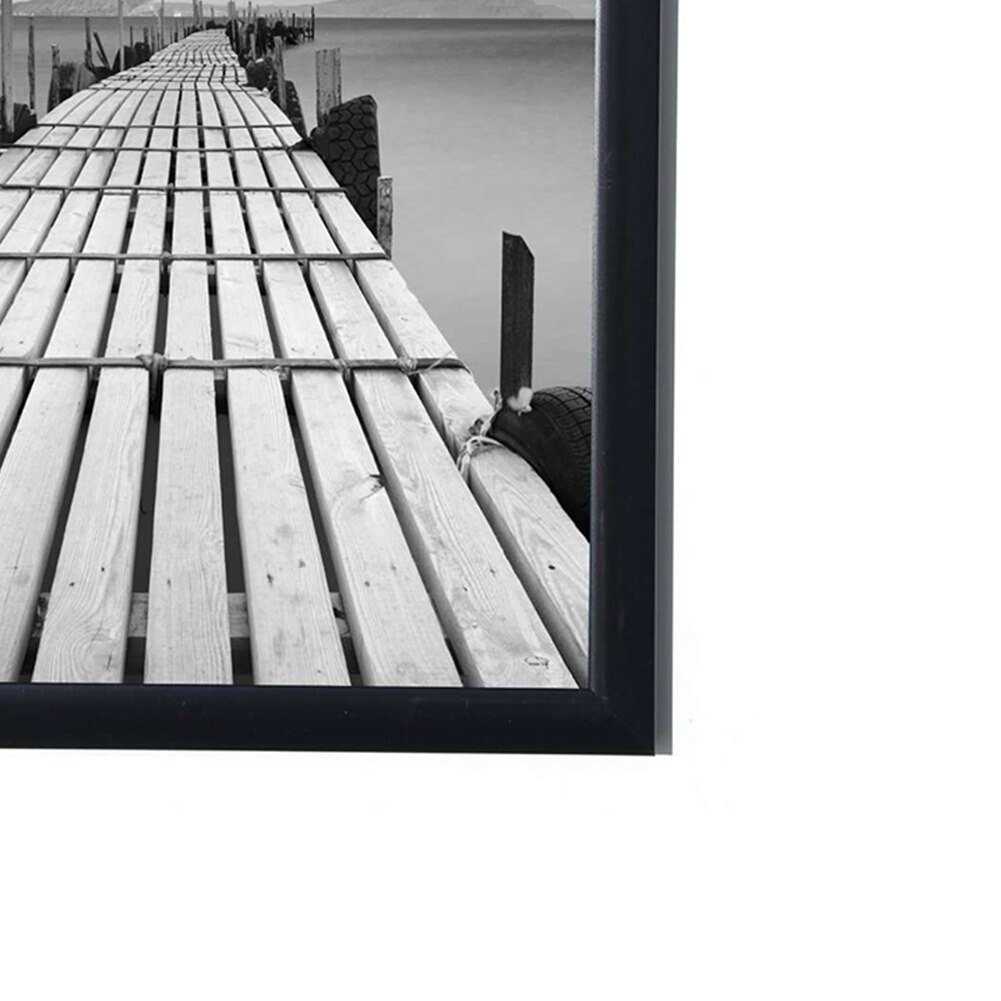 21*29.7 cm svart simulering trä bord vägg fotoram hårdpapp baksida med glas för  a4 foton bildcertifikat album dekor