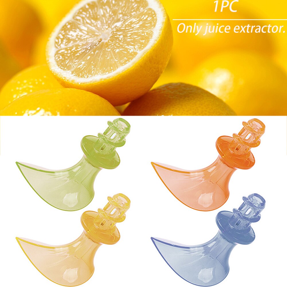 Escurridor Manual multifunción fácil Gadget barra exprimidor herramienta de cocina naranja prensa Manual exprimidor de limón plástico portátil