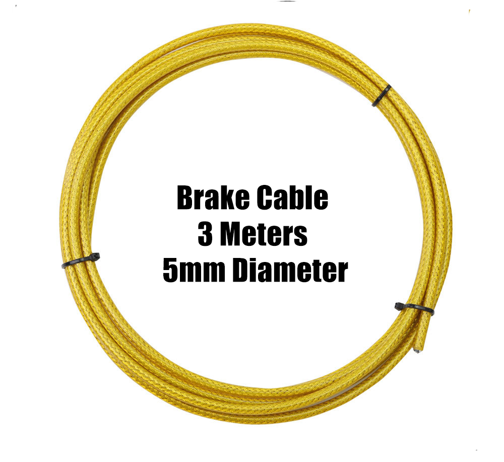 3 Meters Bike Braided Cable Slick Lube Shift Housing Weave Brake Hose Derailleur Shifter Line Wire For Road Mountain Bicycle: green