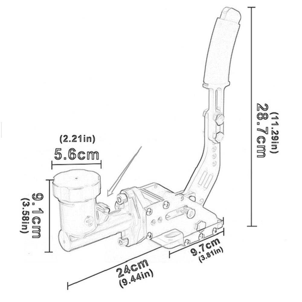 Algemene Hydraulische Drift Handrem Fiets Mountainbike Gewijzigd Handrem Fiets Modificatie Accessoires