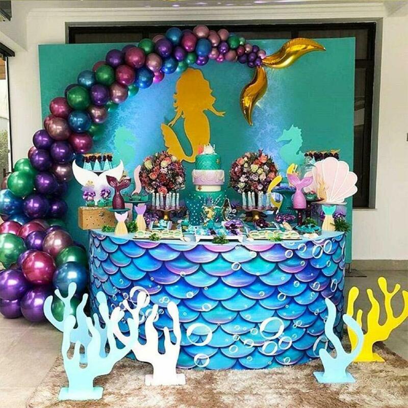 12 Inch Latex Ballonnen Guirlande Boog Set Mermaid Staart Ballonnen Voor Verjaardag Bruiloft Decor Ballon Slinger Boog Set