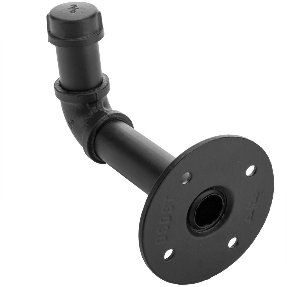 Primematik-Staal Wandrek 1 Haak. Kleerhanger En Handdoekenrek Industriële En Vintage Tube