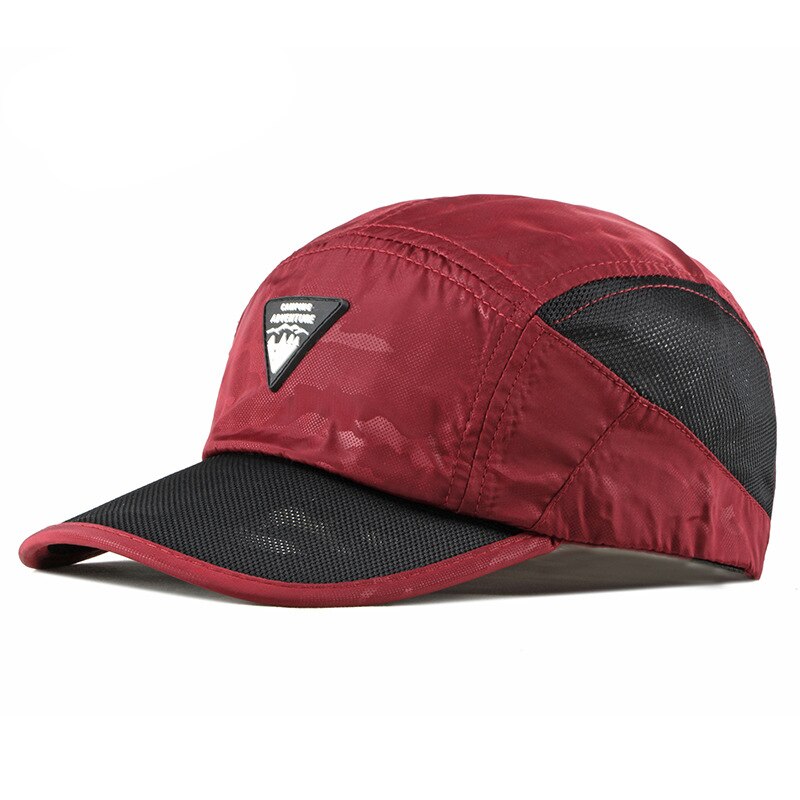 Mannen Baseball Caps Vrouwen Zomer Outdoor Reizen Zonnehoed Sport Riding Cap Sneldrogend Ademend Bergbeklimmen Cap Verstelbare