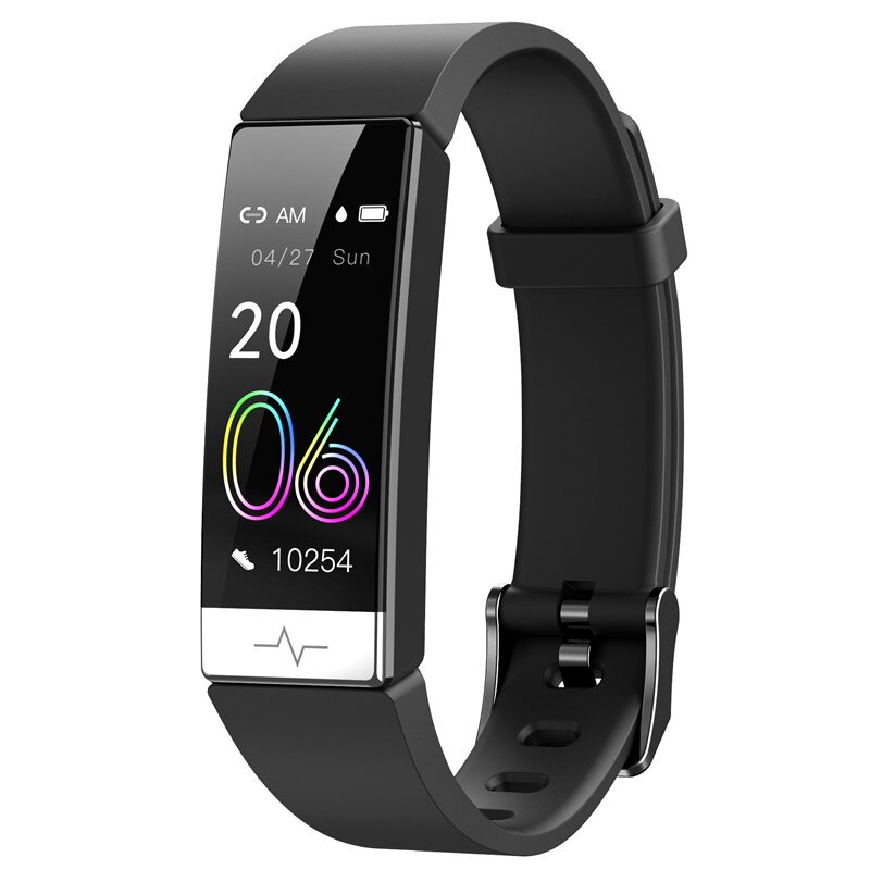 Smart Bracelet Y91 - Wodoodporna IP68 Smartwatch EKG PPG HRV Tętno - Ciśnienie Krwi - Przypomnienie WhatsApp: Czarny
