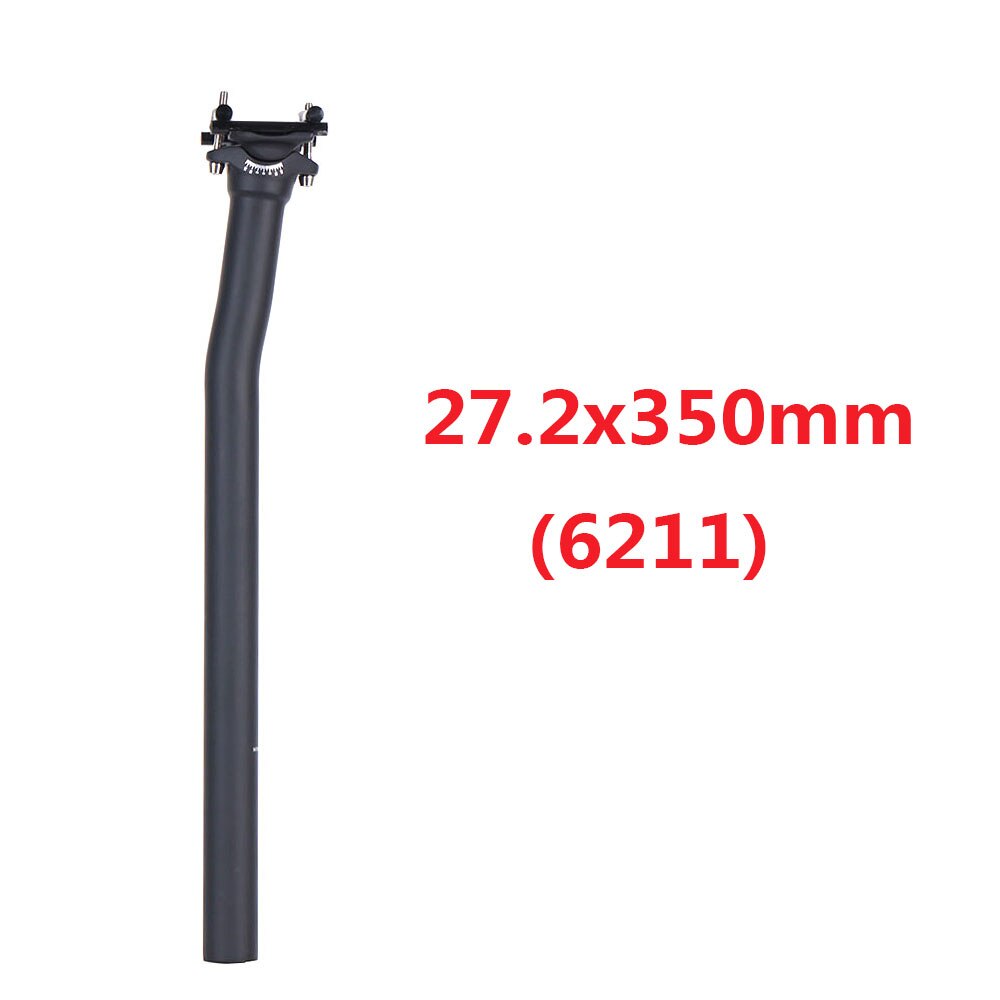 ELITA-tija de sillín de fibra de carbono para bicicleta de montaña, ligera, 27,2/31,6x350mm, 125g