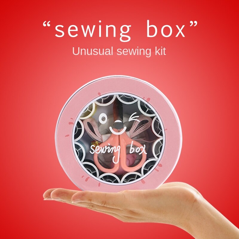 Household Portable Sewing Kit Needlework Handmade DIY Making Tools Small Multi-Functional Sewing Sewing Kit: Light Grey