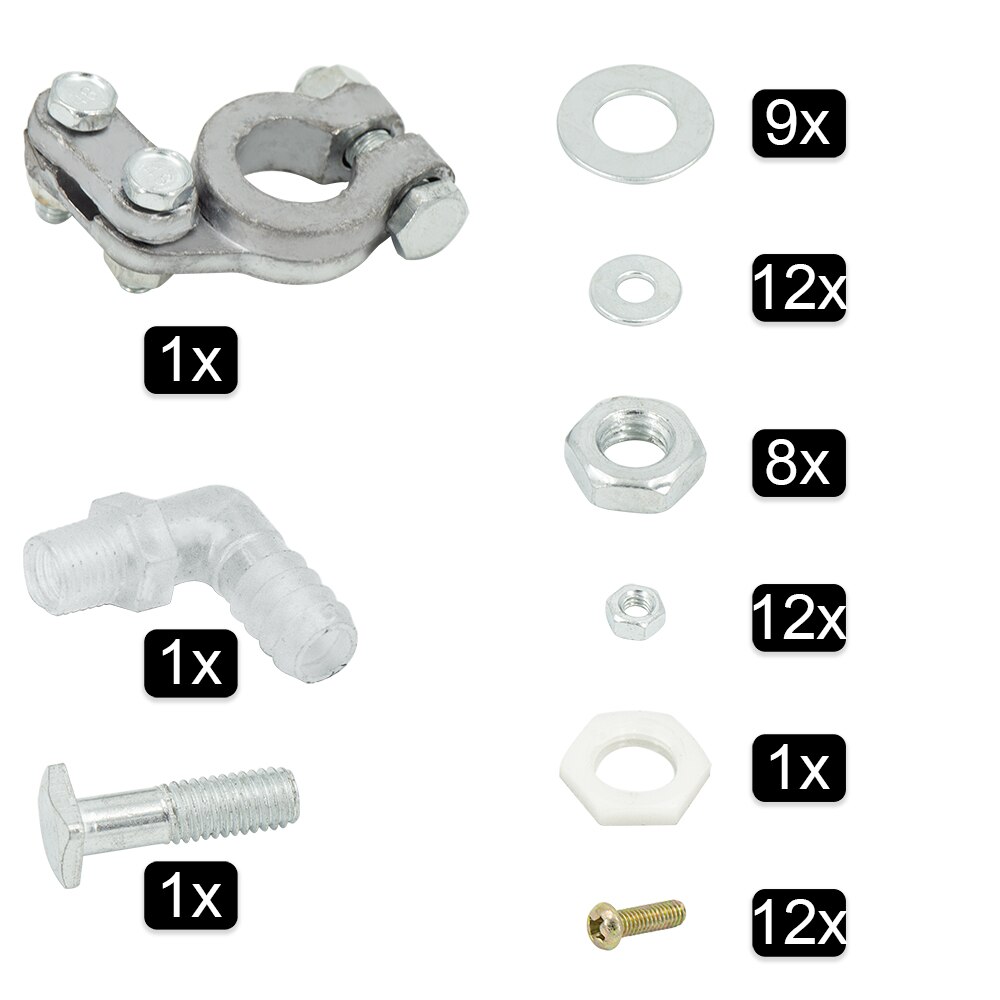 Automotive/Marine Type Complete Aluminum Battery Box Relocation Kit Universal Billet Race Off Road Kit BBRK-01