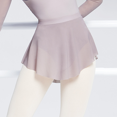 Women Ballet Skirts Dance Short Skirts High Slit Skirt Ballerina Adult Teen Ballet Dancing Dress Soft Mesh Elastic Dance Skirt: L / GRAY