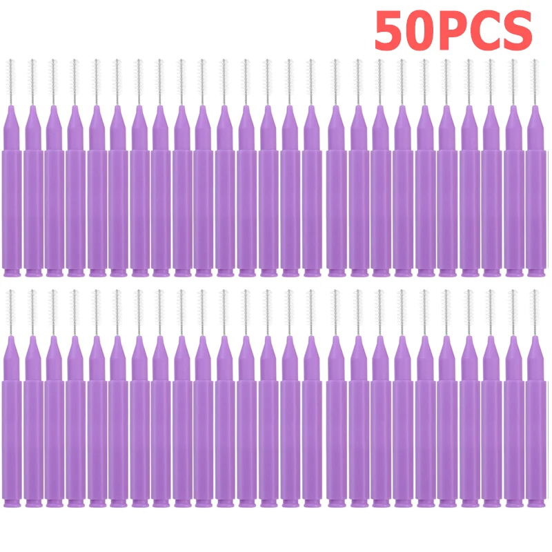 10-100 Stuks Mini Wenkbrauw Borstel Brow Lifting Brush Wegwerp Brow Lifting Brush Micro Buigbare Wimper Brow Applicator Make-Up tool: violet