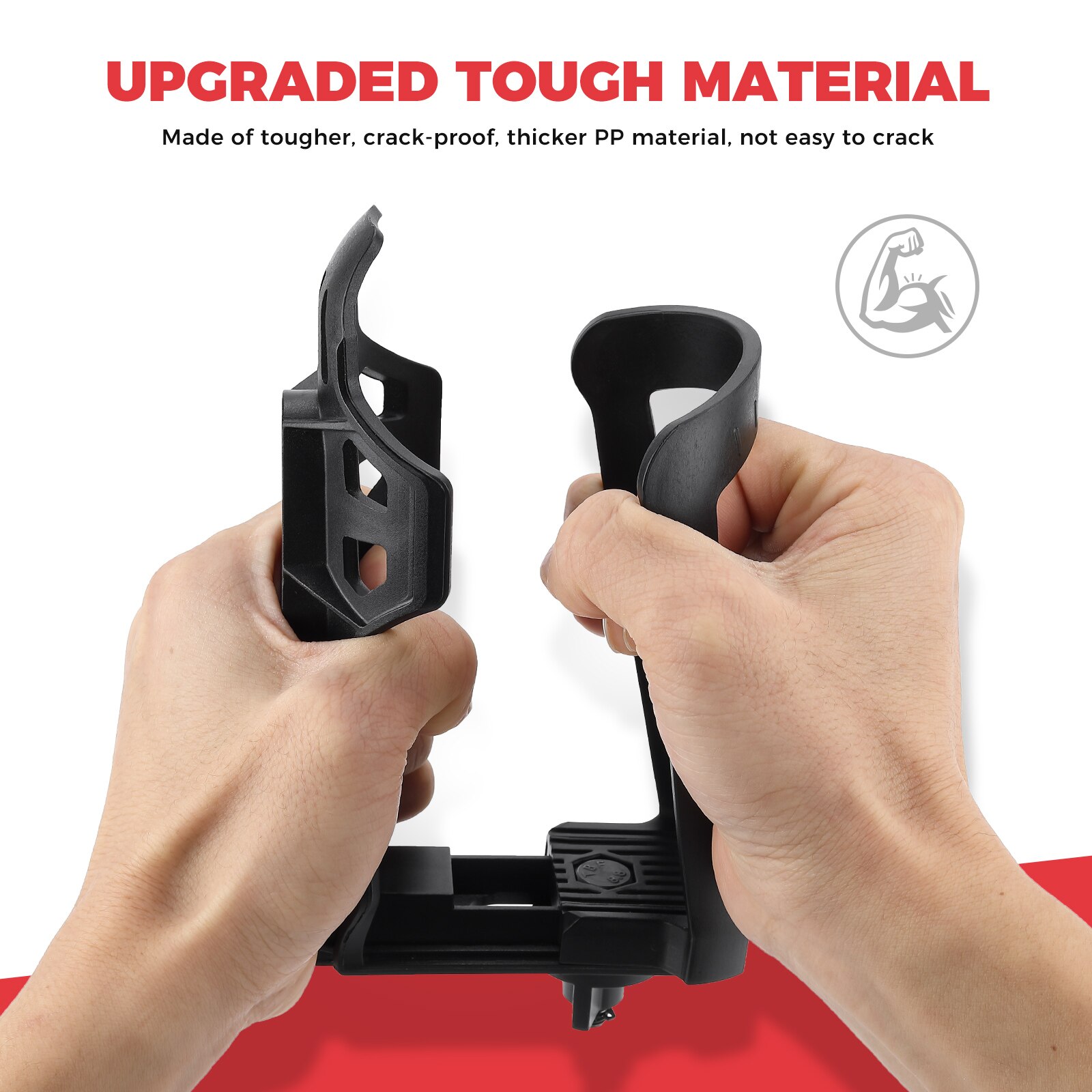 ATV Universal Cup Holder for Polaris RZR Sportsman 500 570 for Can-Am Outlander for cf moto 500 for Yamaha banshee 350 YFZ450
