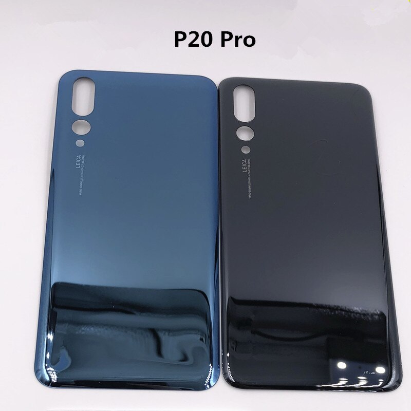 P20Pro Originele Achter Behuizing Voor Huawei P20 Pro Back Cover Reparatie Telefoon Vervang Batterij Deur Case + Logo Sticker