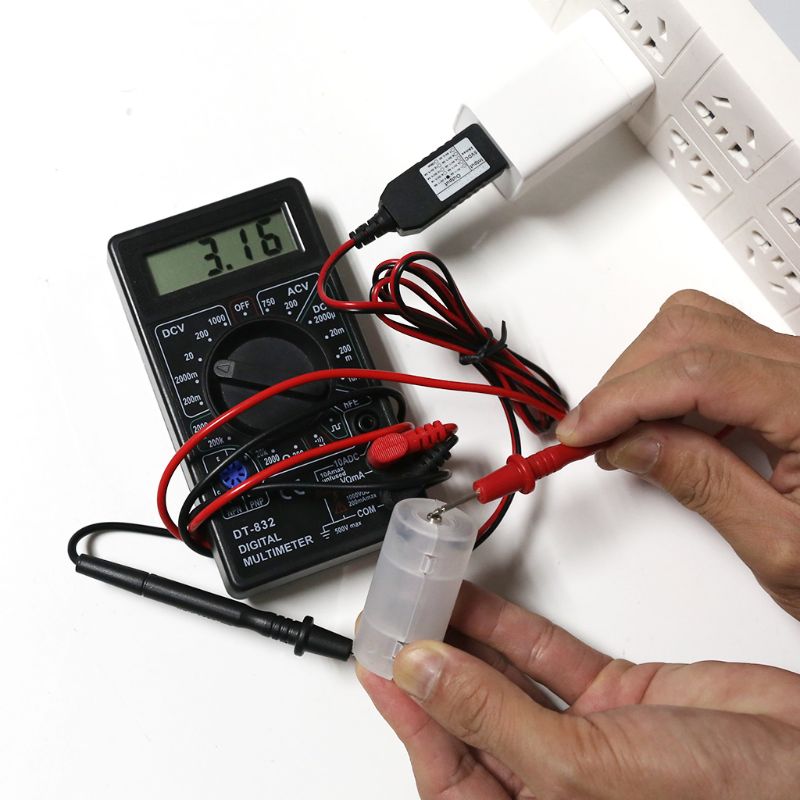 AOOOWER AA Battery Eliminators USB Power Supply Cable Replace 4x 1.5V AA Battery For Electric Toy Clock LED Light With Switches