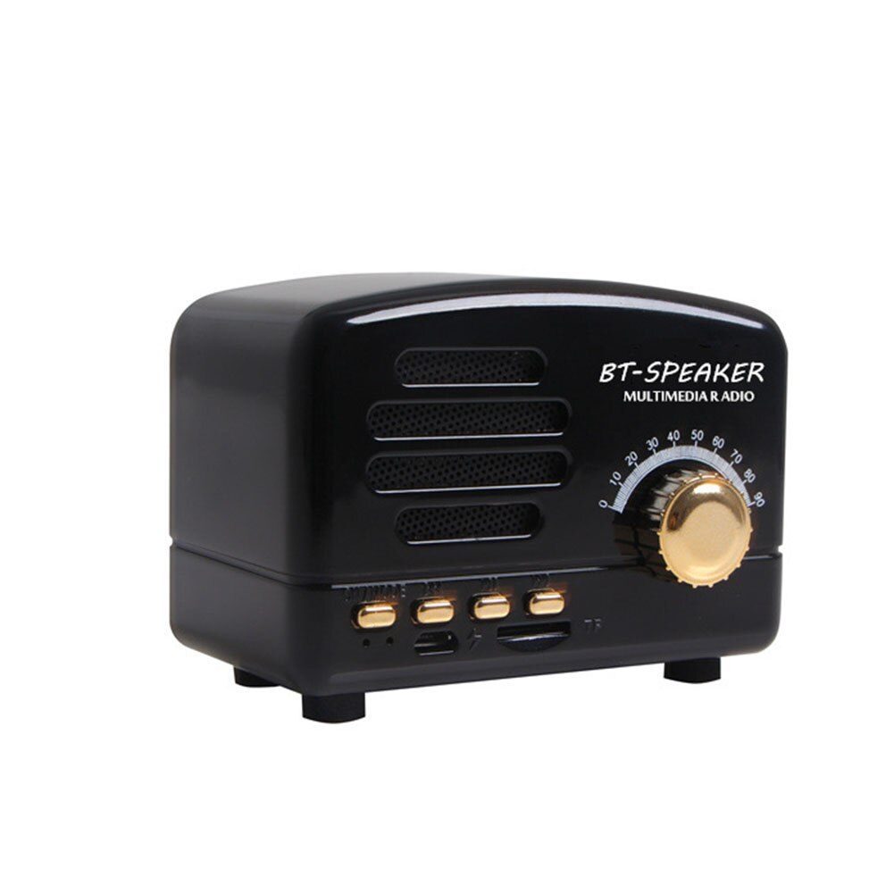 Shortwave Pocket Portable Stereo Speaker Bluetooth AM FM Home Support Card Retro Mini Radio Receiver With Rechargeable Battery