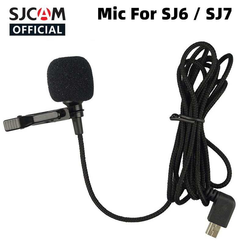 Sjcam SJ6 Externe Microfoon Mic Met Clip Voor Sjcam SJ6 Legend/SJ7 Ster/SJ360 Sport Actie Camera Accessoires
