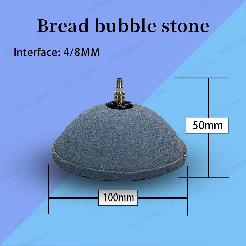 Air Diffuser Air Stone Oxygen Plate Disk Aquarium Fish Tank Pond Hydroponic Pump Bubble Airstone Diffuses Disc: Bread air stone 10cm / 1 unit