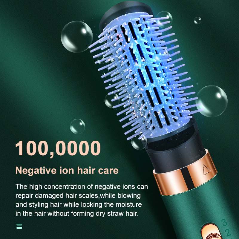 5 In 1 Air Brush Hair Dryer Volumizer Salon Air Paddle Styling Brush Negative Ion Generator Hair Straightener
