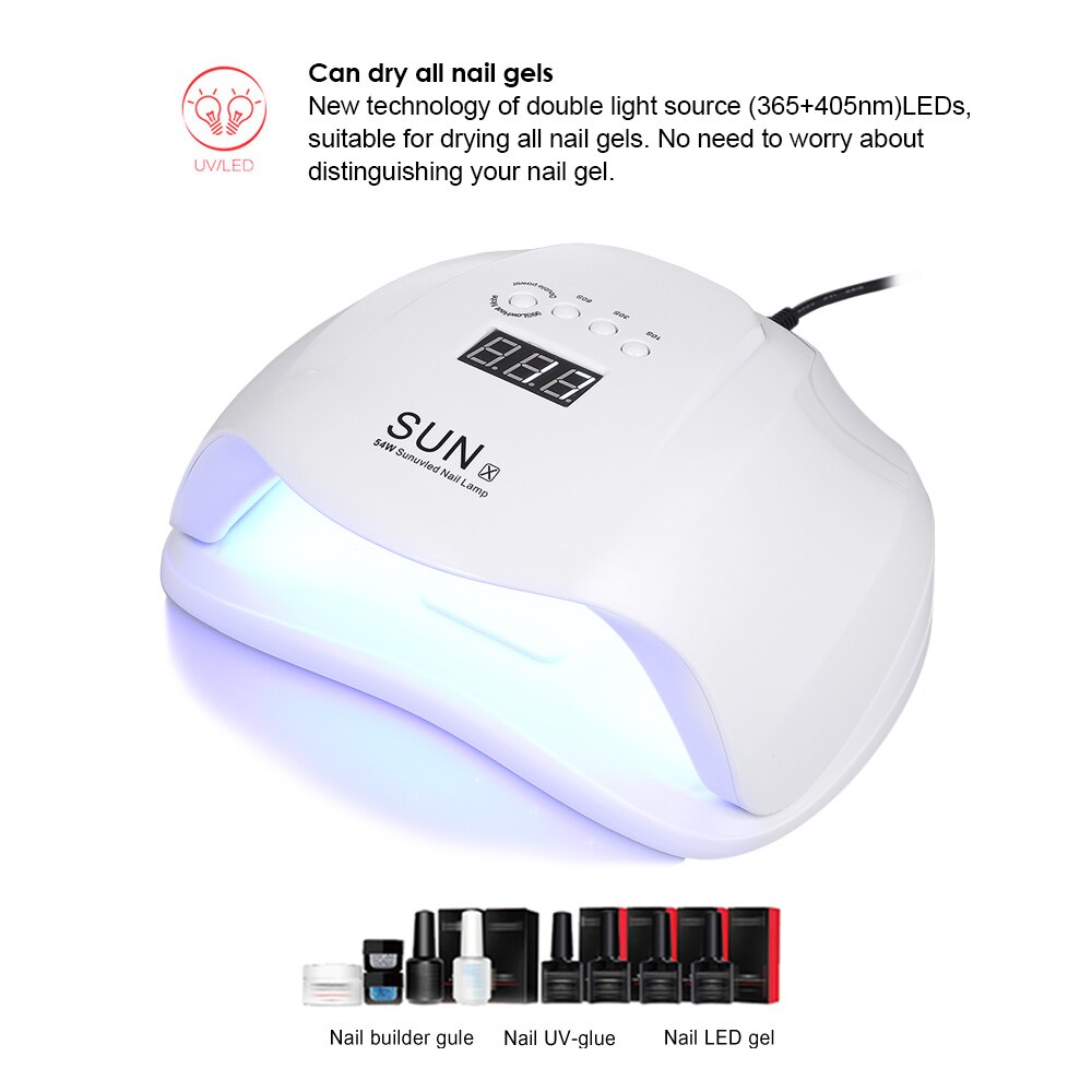 Abody SUN X lampe UV Gel lampe à ongles LED lampes à glace sèche-ongles outil de manucure sèche Machine pour tous les traitements Gel vernis à ongles Art SUNX
