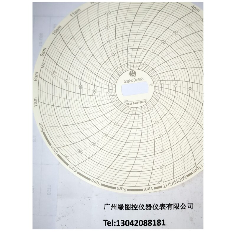 For FOXBORO recorder Chart paper 898413, 89860 24HR circular recording paper
