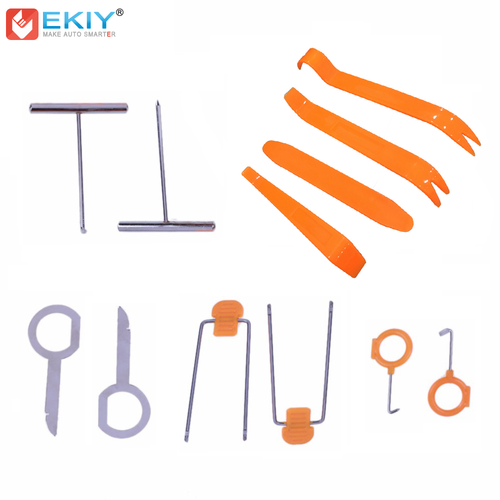 EKIY Repair Tools 4 / 12pcs Car Disassembly Tools Dashboard Installation Removal DVD Stereo Refit Kits Plastic Part