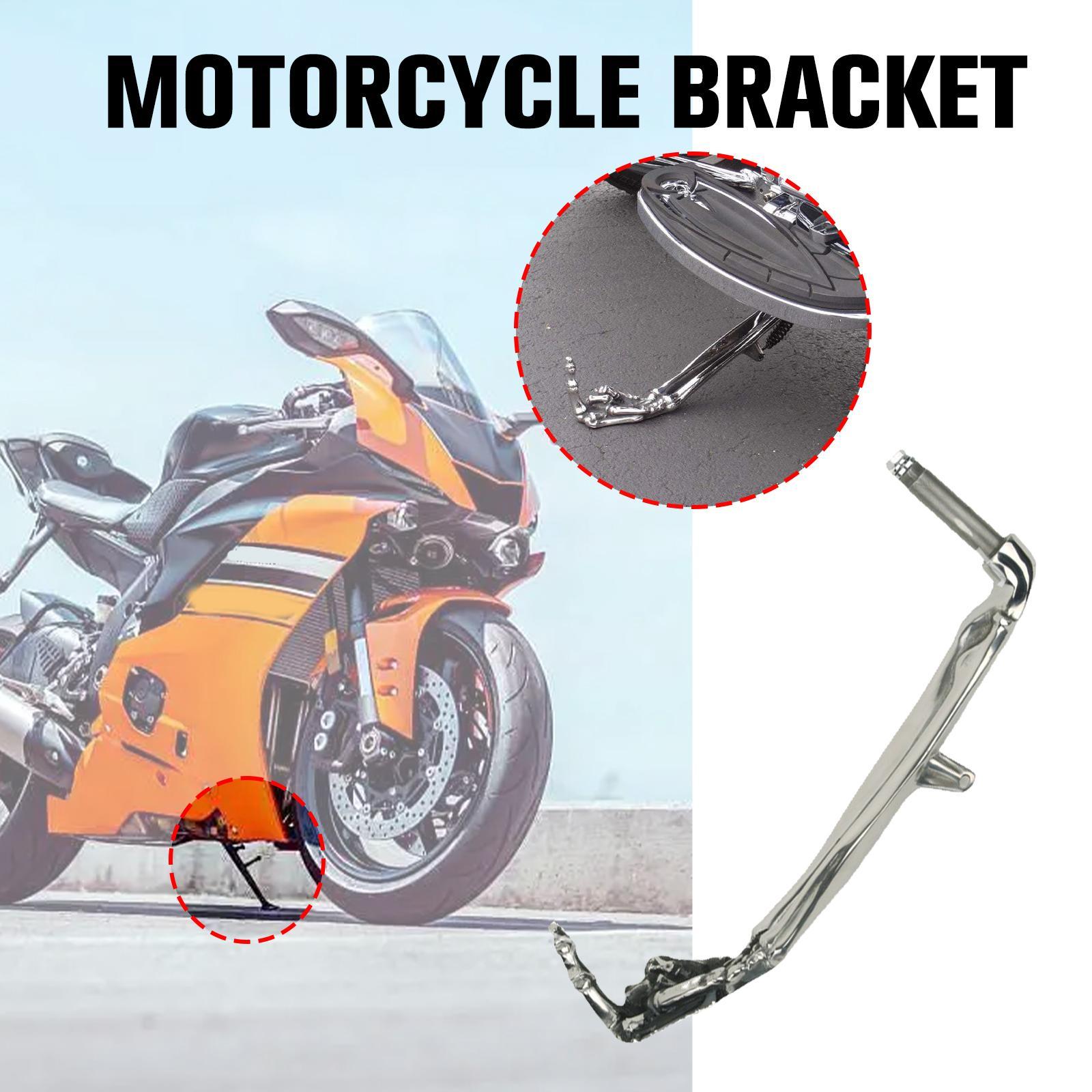 Gotico unico piccolo cavalletto moto giunti laterali del piede cavalletto cavalletto cavalletto cavalletto in lega di alluminio dito Adjus V7t2