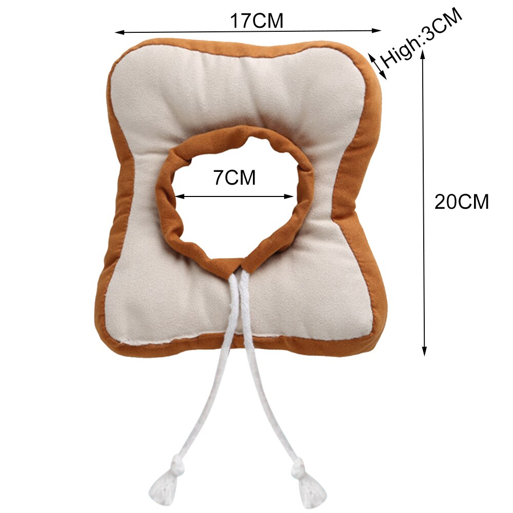 Adjustable Bread Shape Pet Protective Collar Dog Cat Neck Cone Recovery Cone Anti-Bite Surgery Wound Healing Cat Dogs Collar