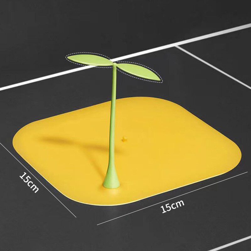 Tauge Afvoerputje Geur Proof Wc Afvoerputje Huishouden Anti Blokkeren, insect Proof En Anti Geur Afvoerputje Cover: Oranje