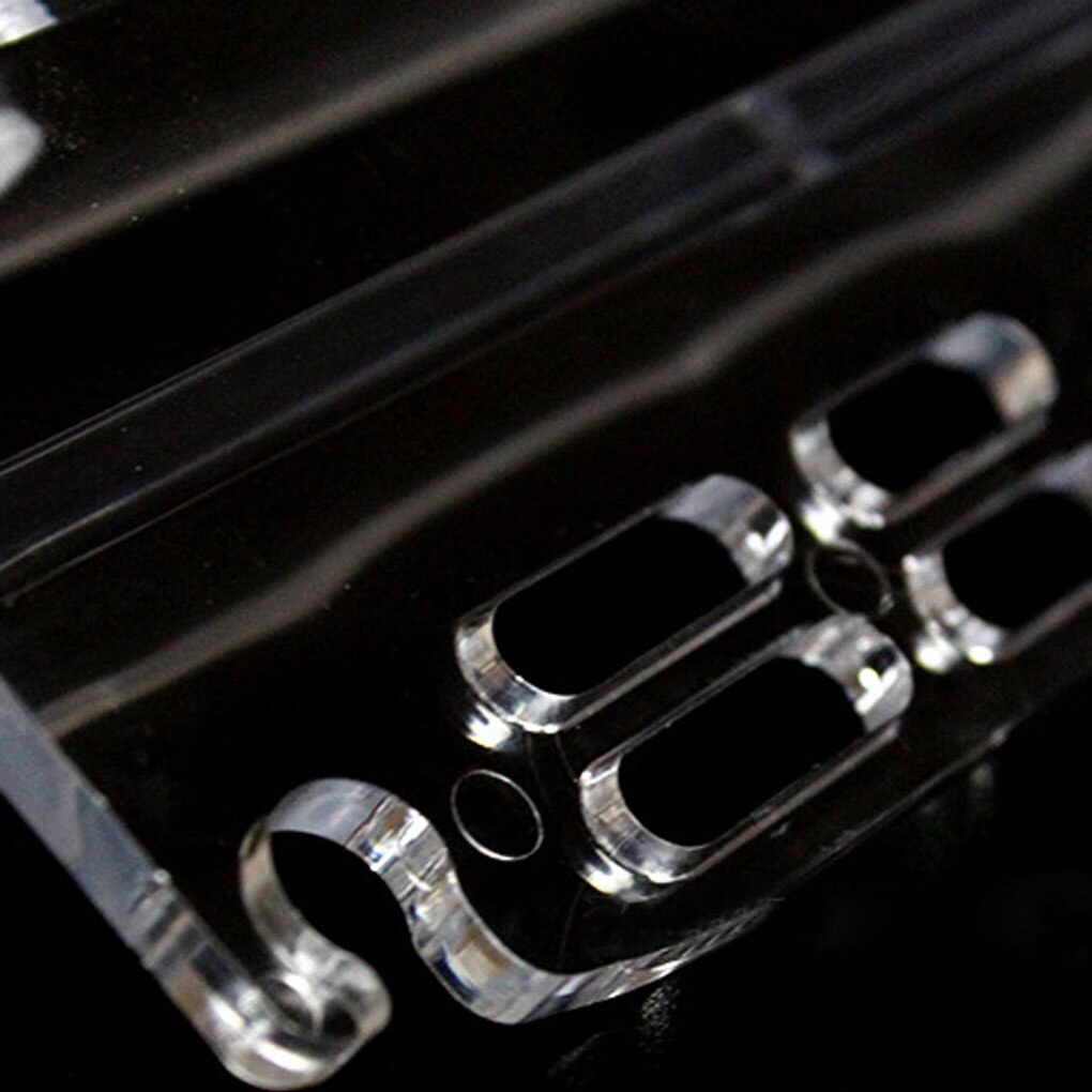 Aquarium Tool Holder Acrylic Water Plants Maintenance Tool Storage Rack Tweezers Scissors Scraper Spatula Organizer