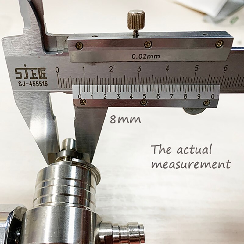 PCP Airforce Condor Hochdruck Ventil Direct Injection Test Ventil M18x1.5 8mm Füllen Nippel 4500psi 40MPA Gauge Edelstahl